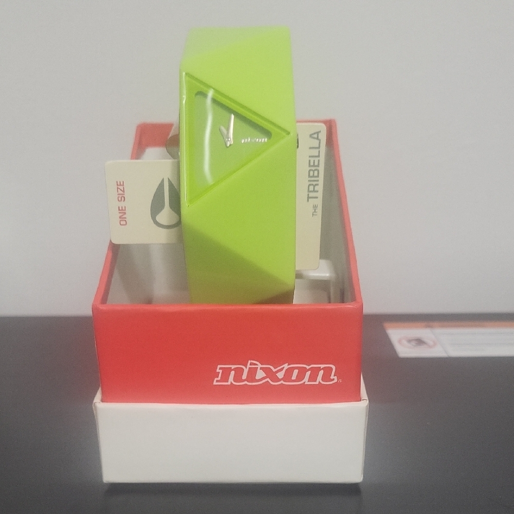 Nixon Bright Green Tribella Bracelet Watch